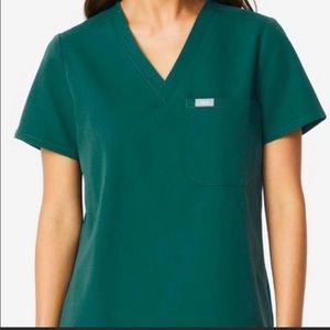 Hunter green figs scrubs set
